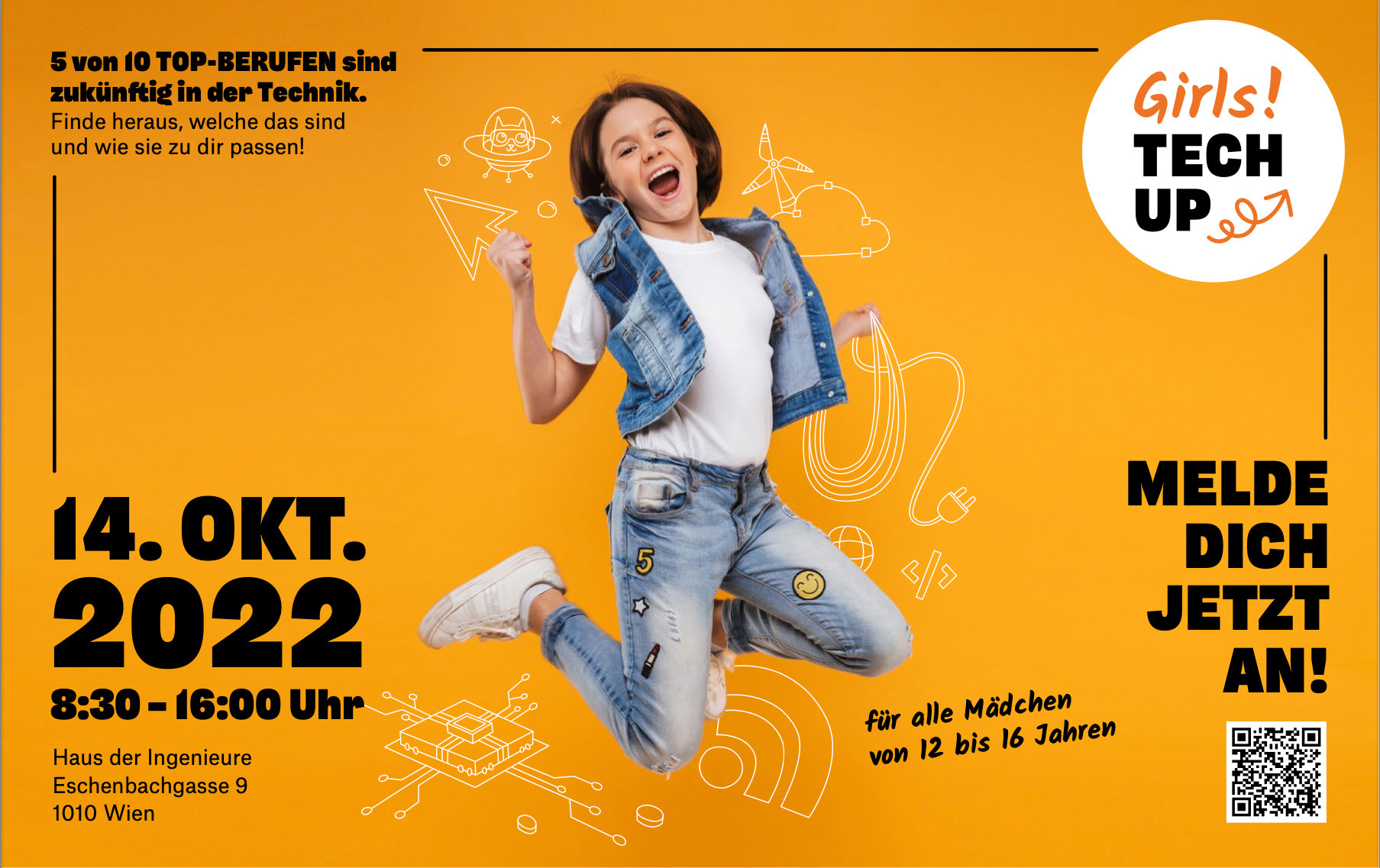 Wieder live: Der Girls! TECH UP-Erlebnistag 2022
