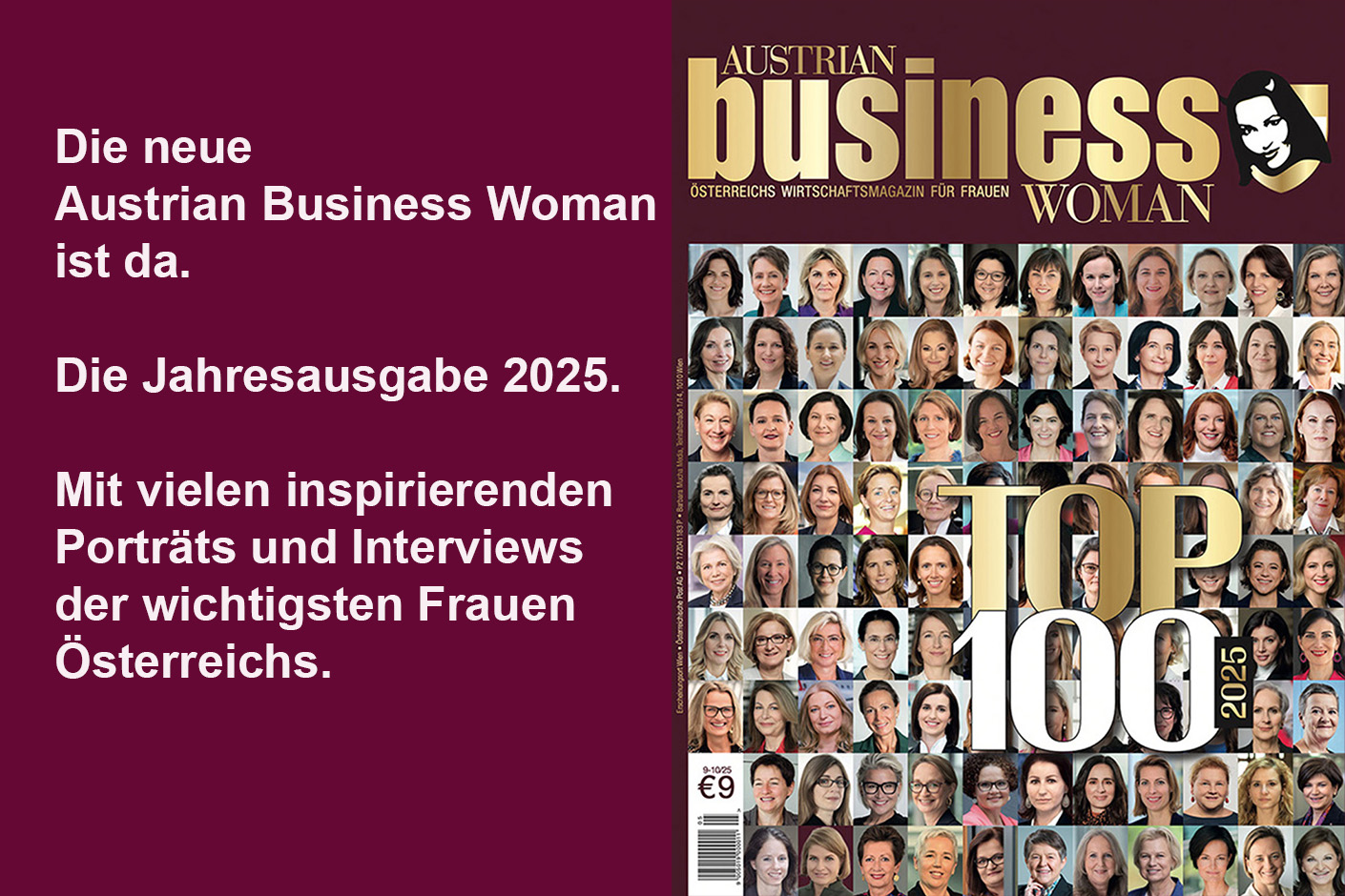 Jetzt neu: Die Austrian Business Woman Top 100