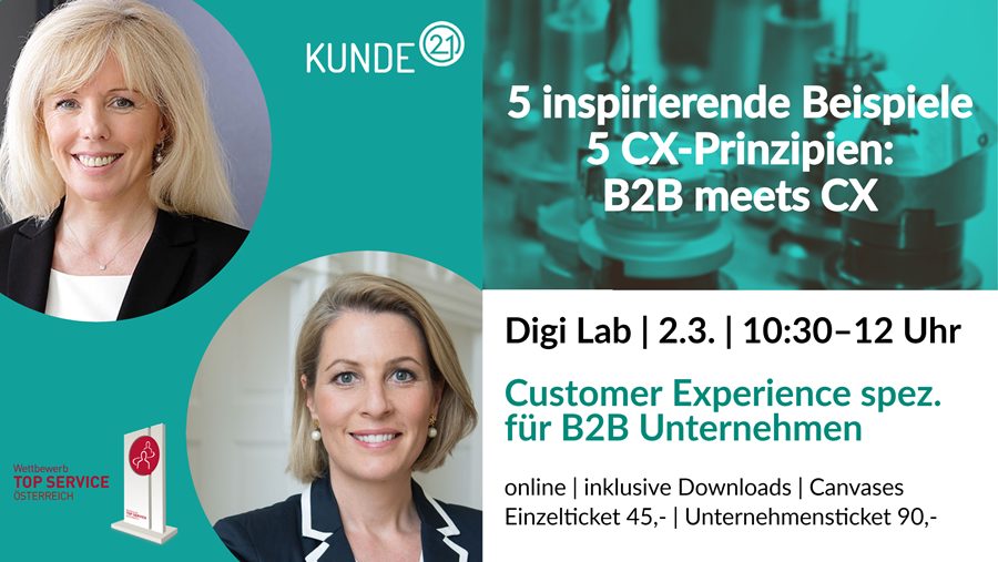 Digi Lab "Customer Experience speziell für B2B Unternehmen