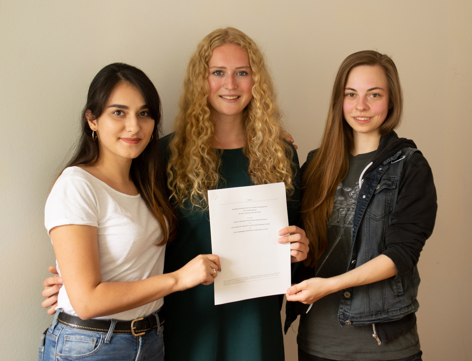 3 Frauen führen neuen Salzburger ÖH-Vorsitz