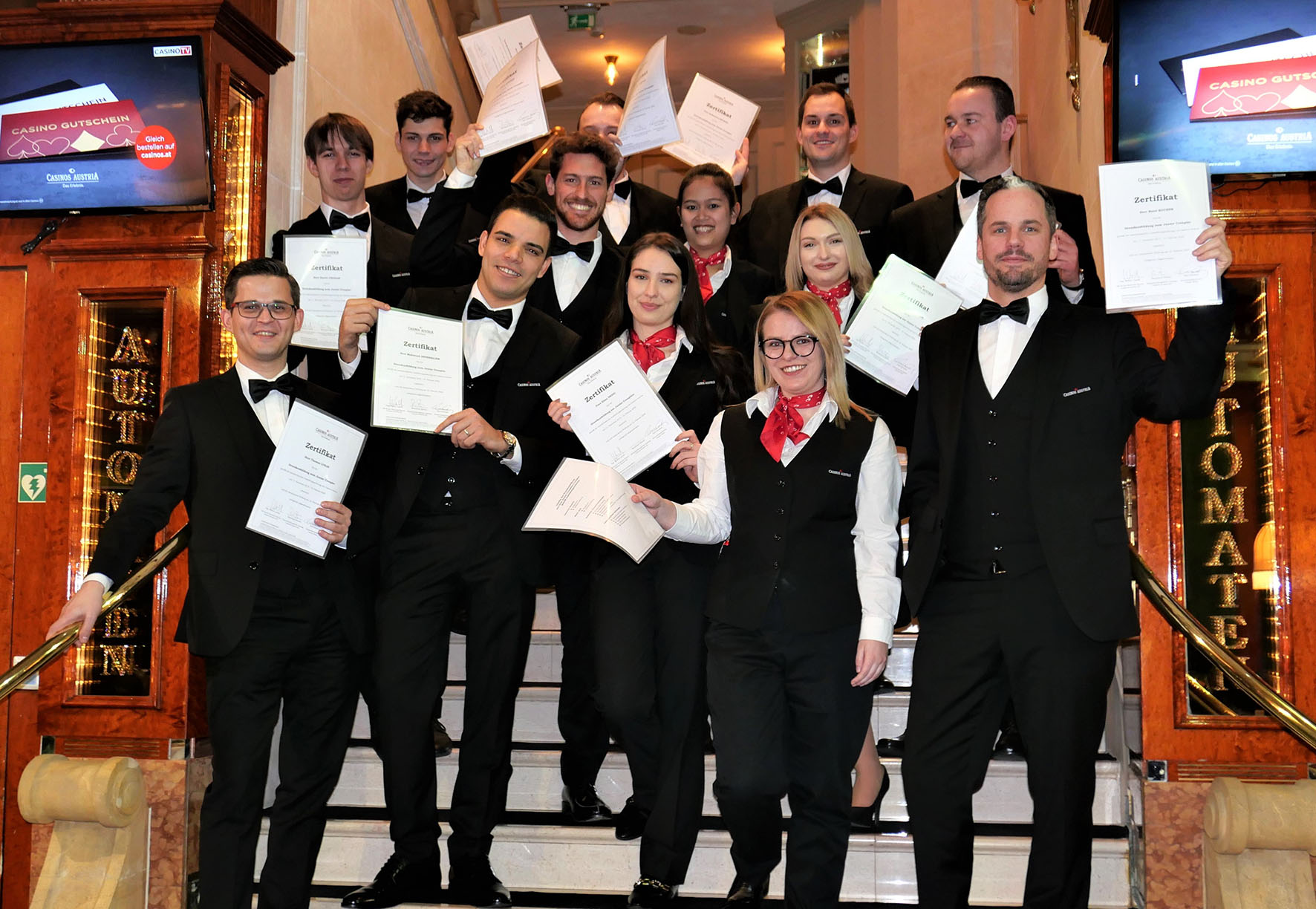 Ausbildung erfolgreich geschafft: 20 neue Junior Croupiers bei Casinos Austria